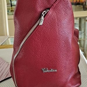 Red Valentia convertible bag